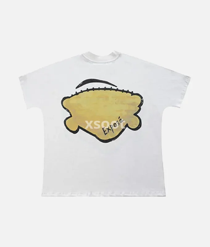 Billionaire Studios Casual Loose Tee Off White