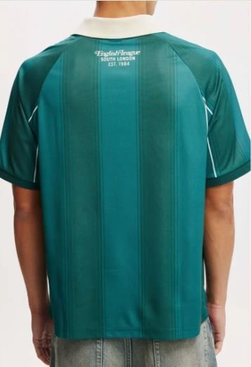 Cotton On Men's Soccer Jersey in Pineneedle Green Vintage at Nordstorm