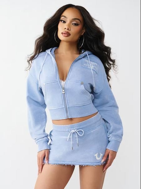 Vintage Washed Embroidered Zip Hoodie | Calming Depression Recovery Wear