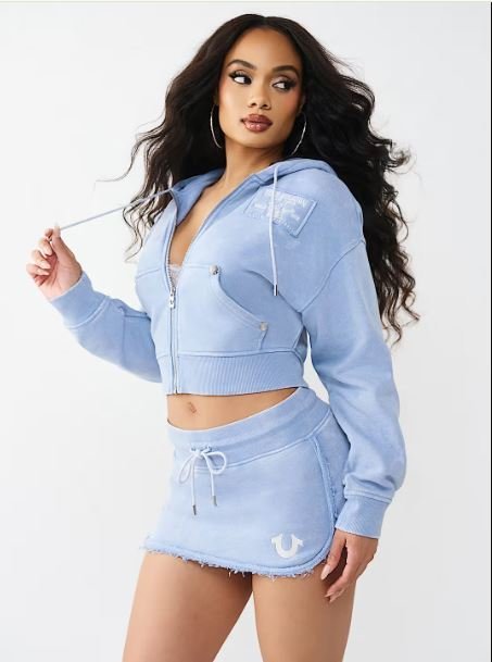 Vintage Washed Embroidered Zip Hoodie | Calming Depression Recovery Wear