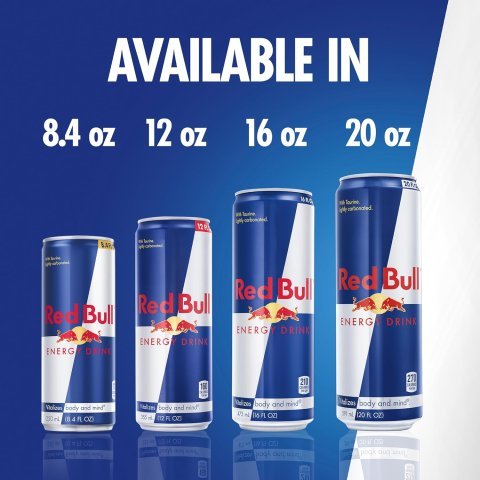 Red Bull Energy Drink 24 Pack 8.4 Oz | Original Energy Drink with Caffeine Taurine and B Vitamins