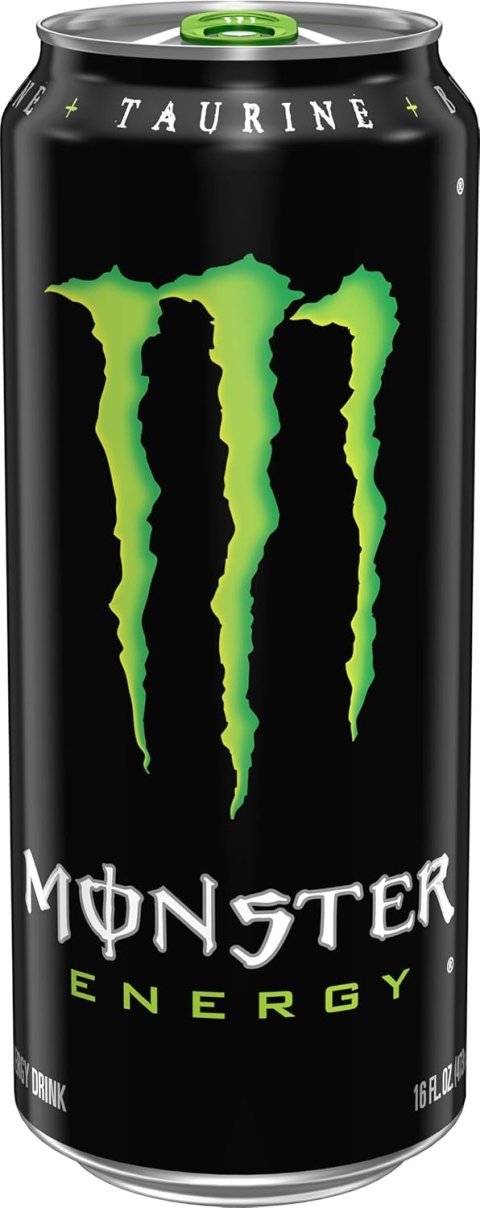 Monster Energy Drink Original Green 16 Oz 15 Pack | High Caffeine Energy Drink for Focus and Performance