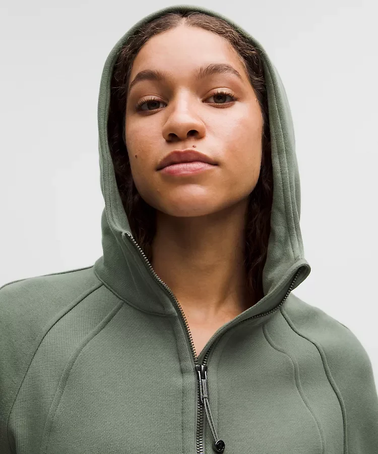 Scuba Oversized Half-Zip Hoodie Long