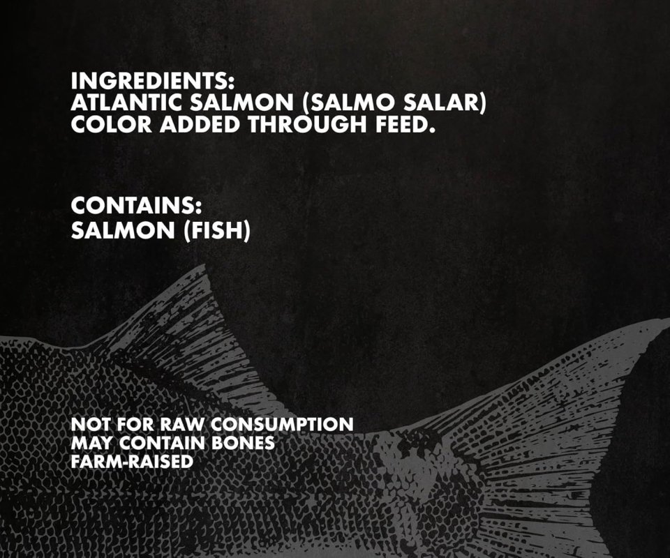 MOWI Atlantic Salmon — Fresh Never Frozen, 2 Fillets (12 oz), Farm-Raised Atlantic Salmon Portions